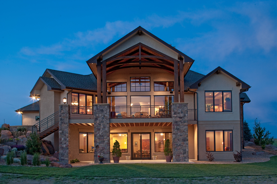 Rear View of this 4-Bedroom,4936 Sq Ft Plan -4936