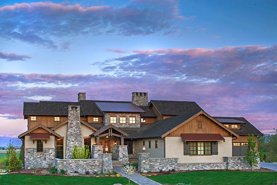 Color photograph of Texas Style home plan (ThePlanCollection: House Plan #161-1053)