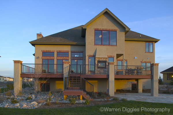 Rear View of this 4-Bedroom,3695 Sq Ft Plan -3695