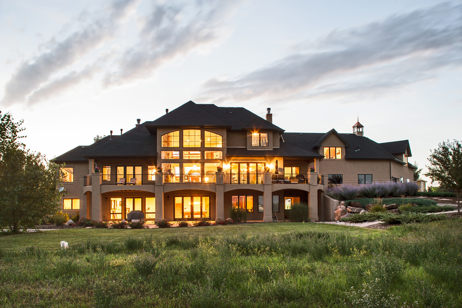 Rear View of this 4-Bedroom,5417 Sq Ft Plan -5417