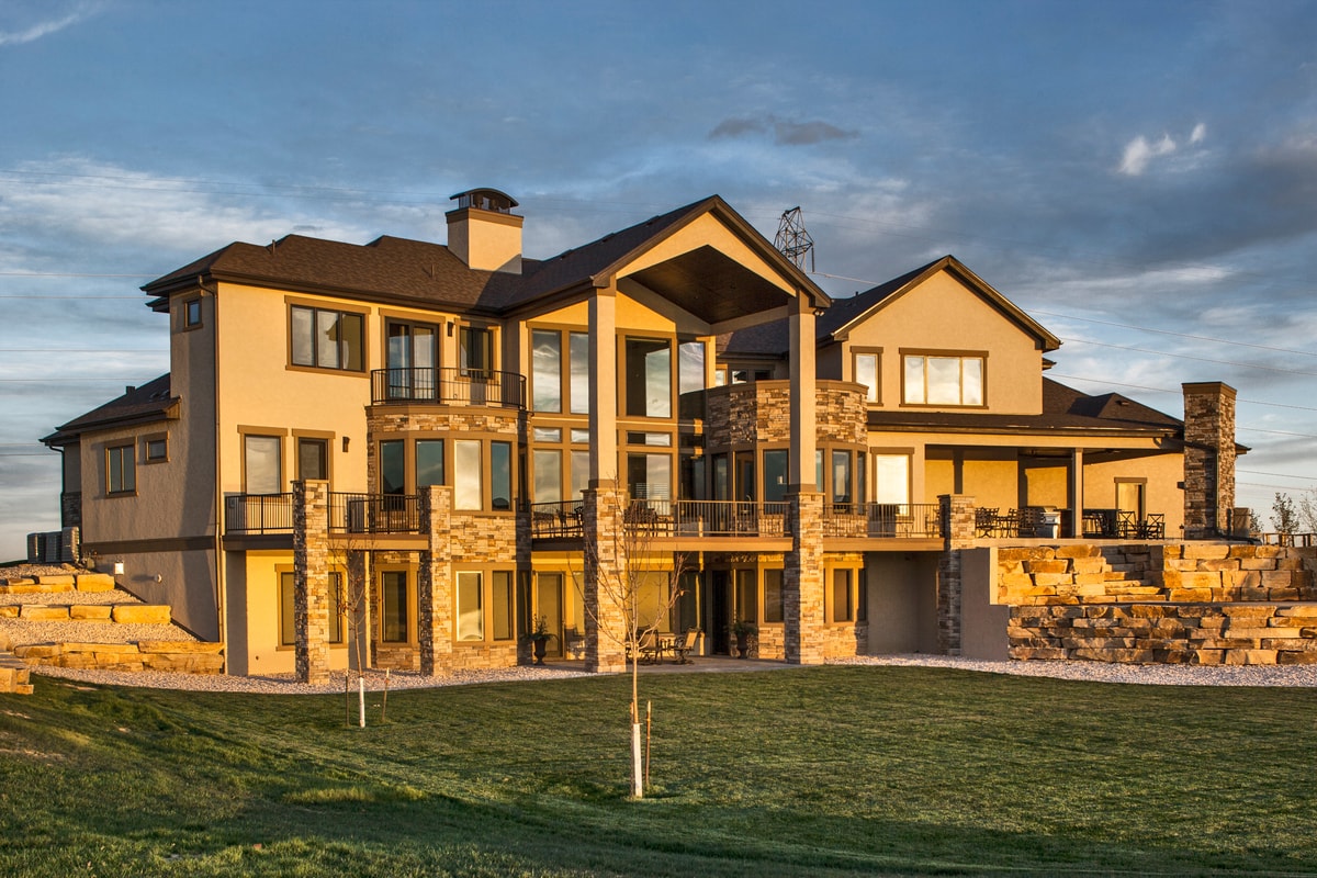 Rear View of this 4-Bedroom,5449 Sq Ft Plan -5449