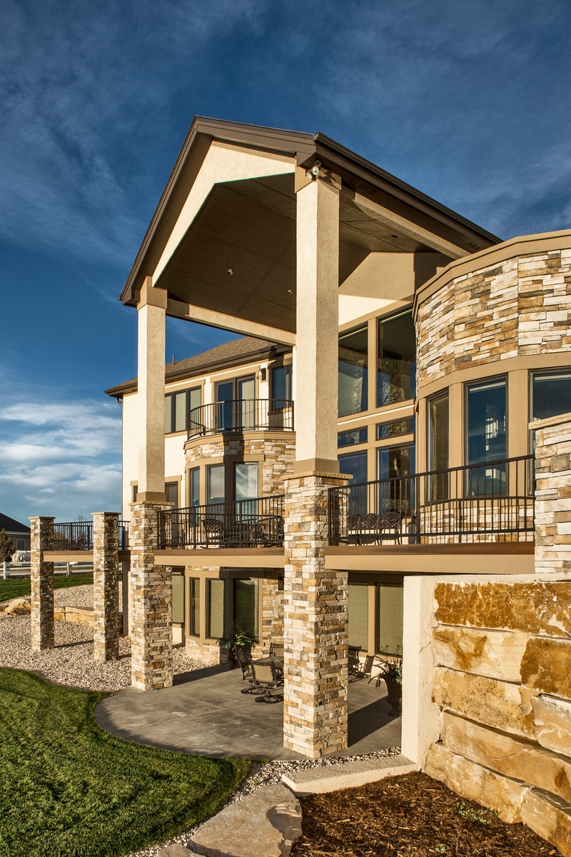 Rear View of this 4-Bedroom,5449 Sq Ft Plan -5449