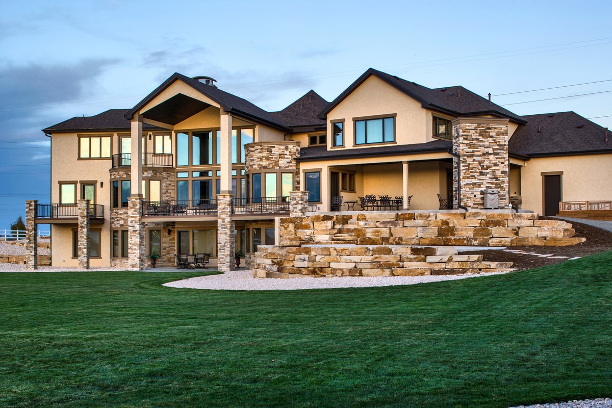 Rear View of this 4-Bedroom,5449 Sq Ft Plan -5449
