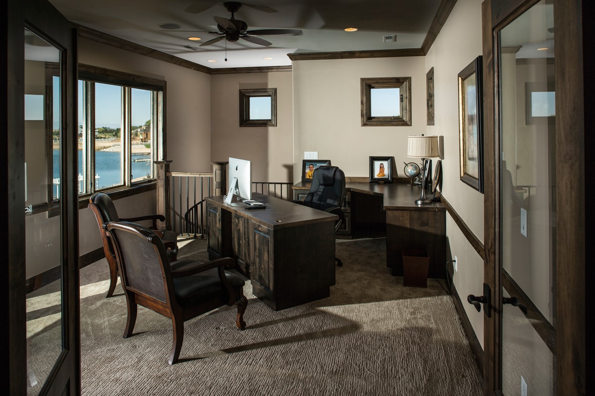 Home Office of this 4-Bedroom,5449 Sq Ft Plan -5449