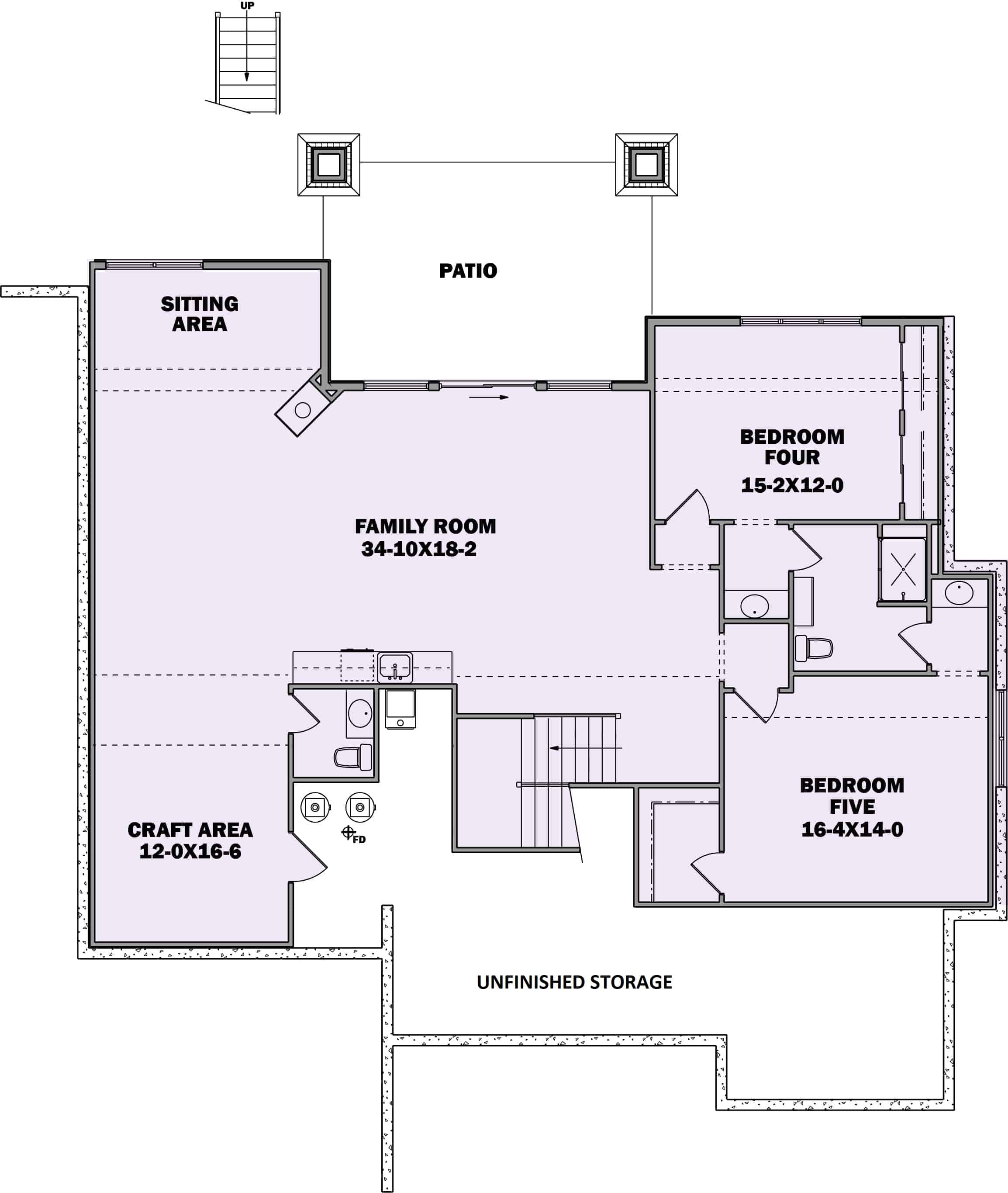 Basement of Transitional Plan #161-1073