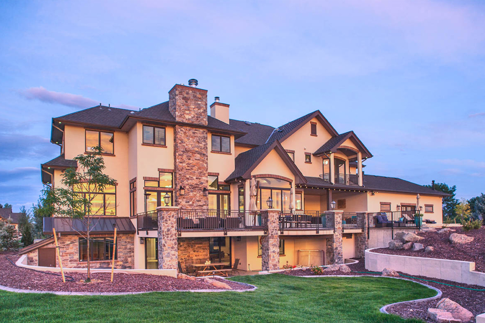 Rear View of this 5-Bedroom,6563 Sq Ft Plan -6563