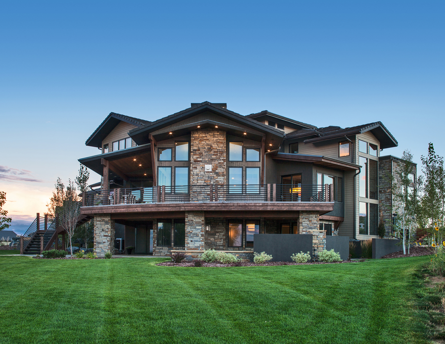 Rear View of this 5-Bedroom,5170 Sq Ft Plan -161-1084