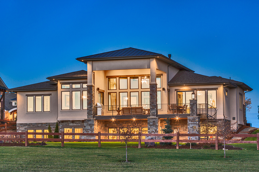 Rear View of this 4-Bedroom,2593 Sq Ft Plan -2593