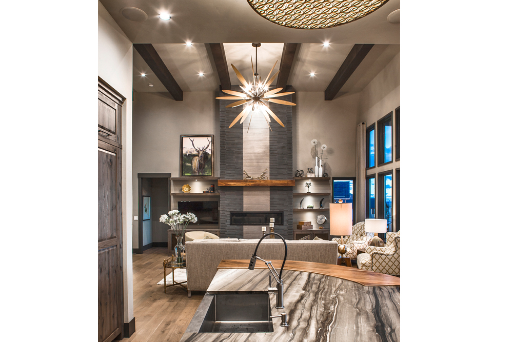 Great Room: Fireplace of this 4-Bedroom,2593 Sq Ft Plan -2593