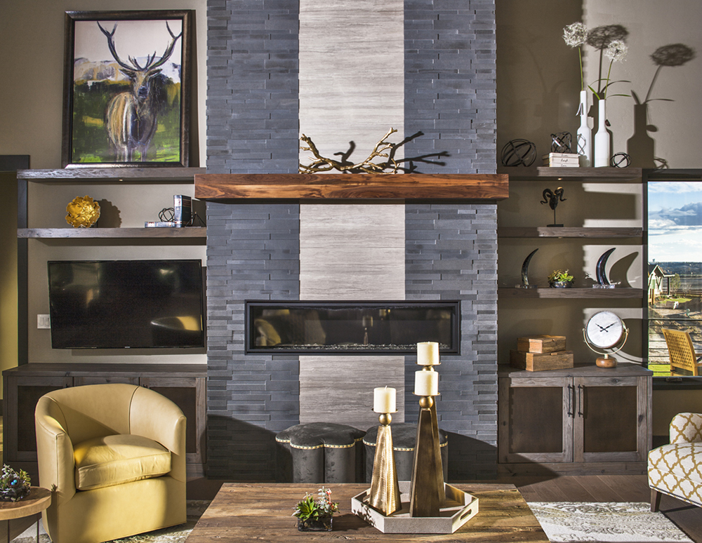Great Room: Fireplace of this 4-Bedroom,2593 Sq Ft Plan -2593