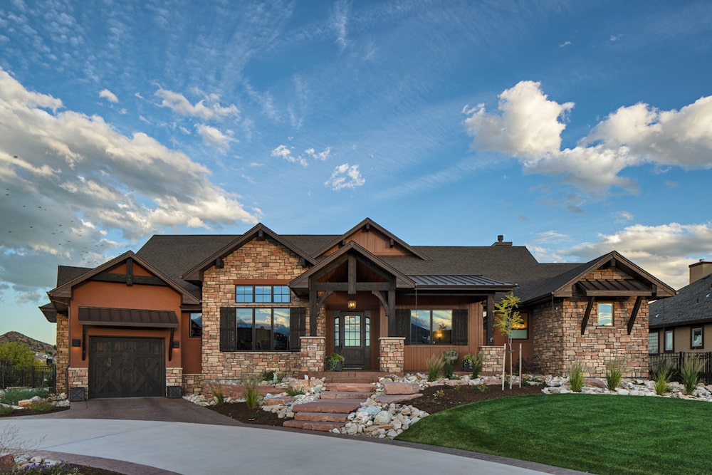 Home Plan Front Elevation of this 1-Bedroom,2815 Sq Ft Plan -161-1101