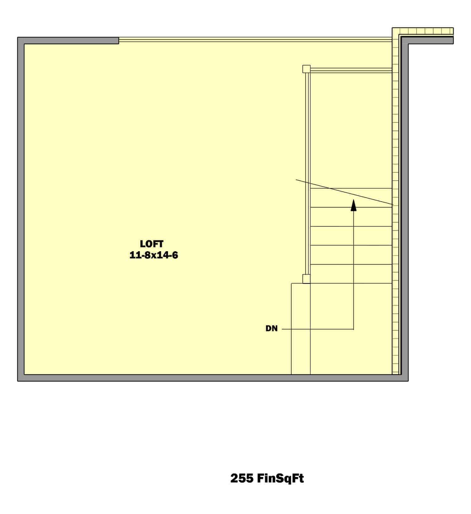 Bonus Room of Ranch Plan #161-1101