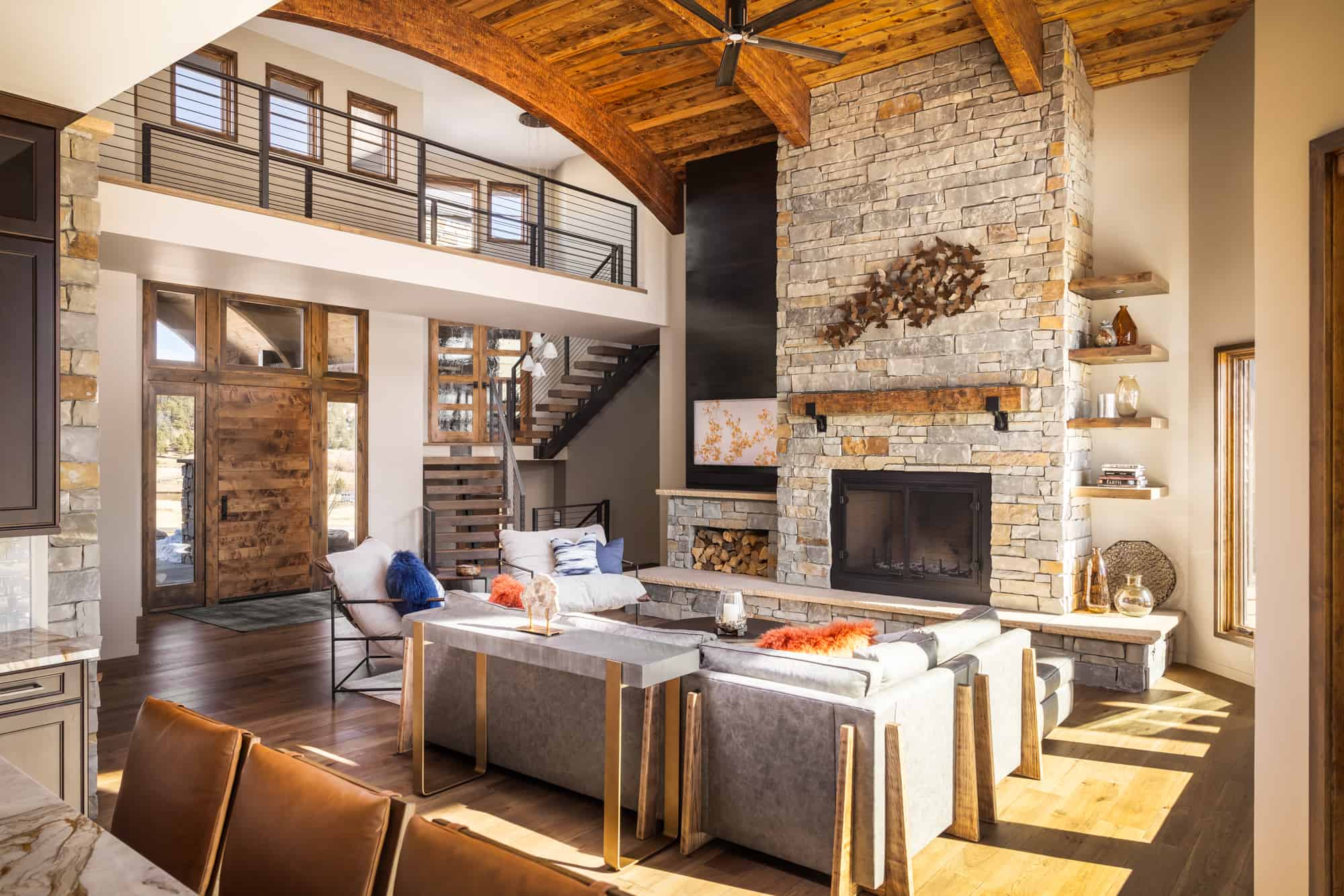 Great Room: Fireplace of this 3-Bedroom,3587 Sq Ft Plan -161-1106