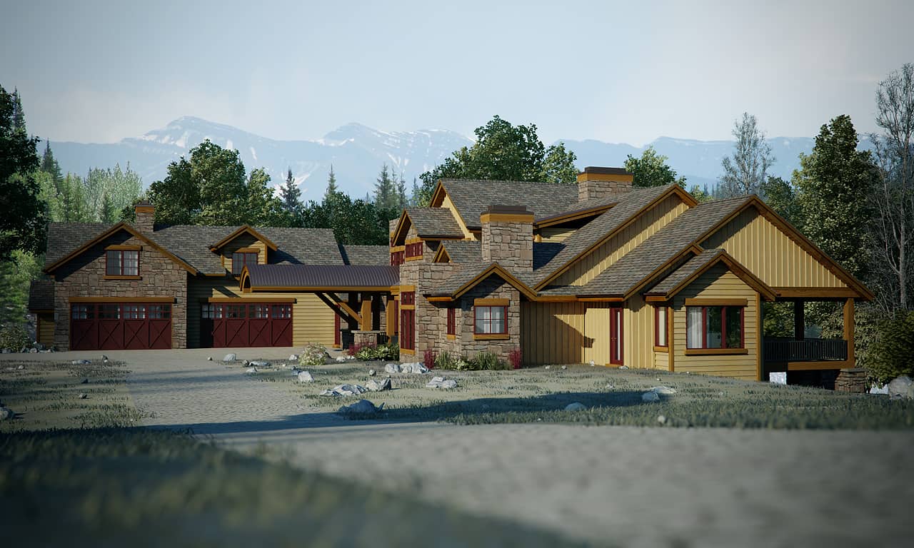 Right Side View of this 3-Bedroom,5935 Sq Ft Plan -5935