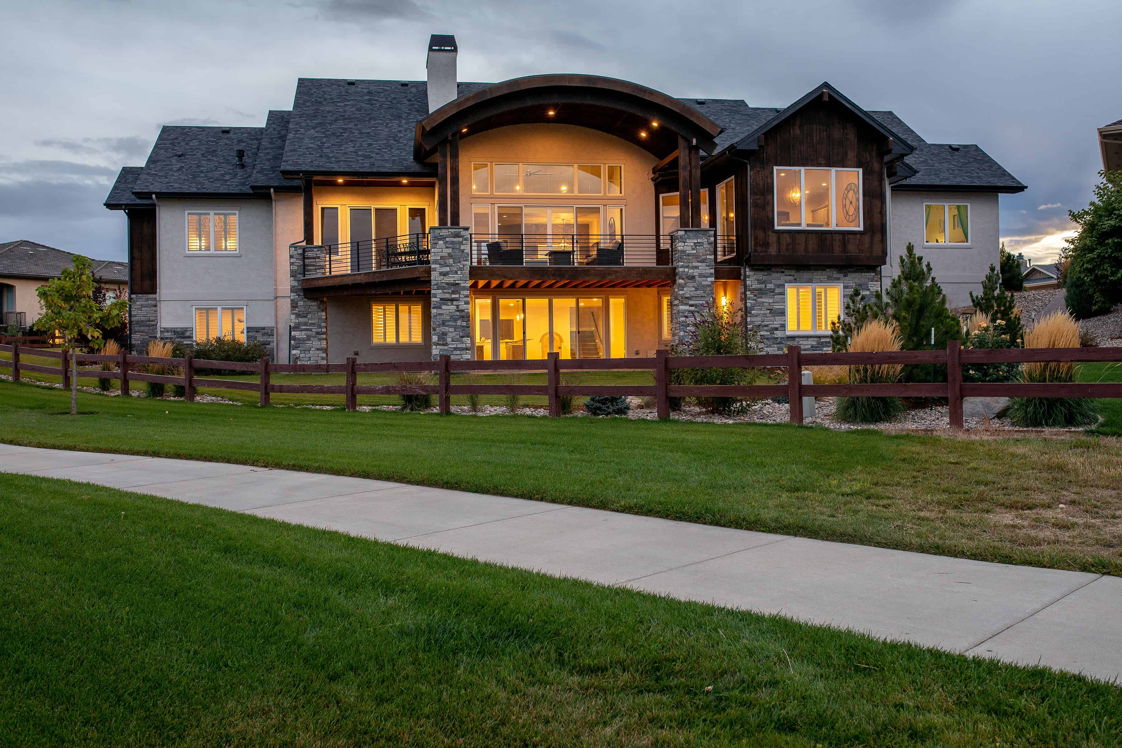 Rear View of this 2-Bedroom,3526 Sq Ft Plan -161-1118