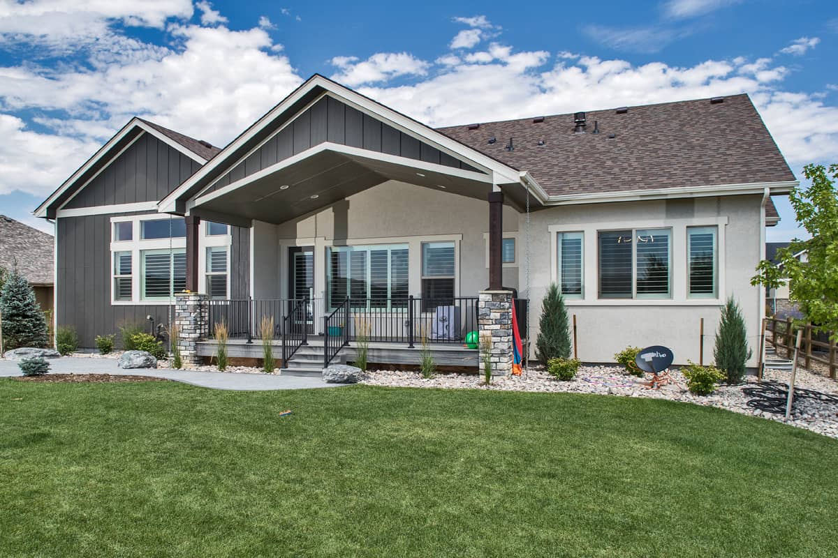 Rear View of this 3-Bedroom,2650 Sq Ft Plan -2650