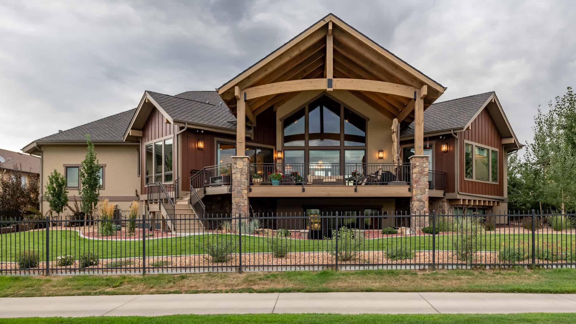 Rear View of this 2-Bedroom,2861 Sq Ft Plan -161-1127