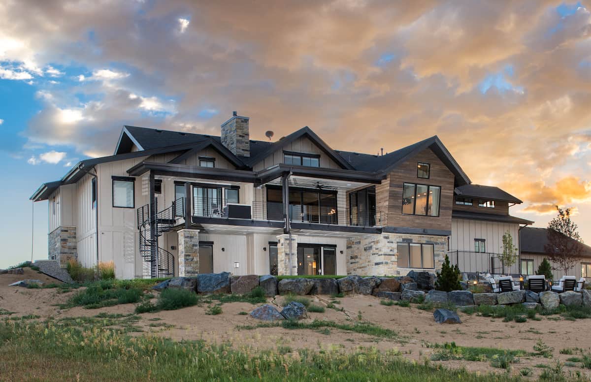 Rear View of this 2-Bedroom,2970 Sq Ft Plan -161-1143
