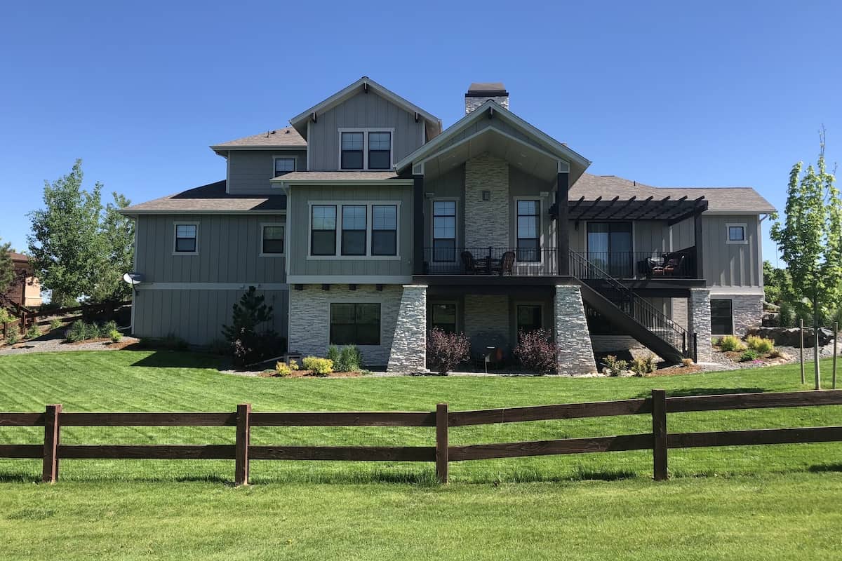 Rear View of this 4-Bedroom,3338 Sq Ft Plan -161-1144