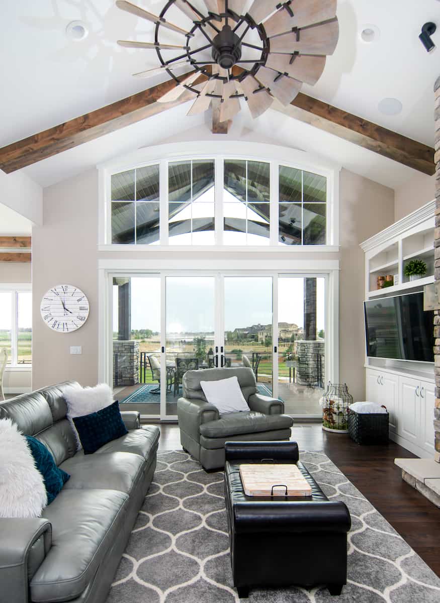 Great Room: Windows of this 4-Bedroom,3907 Sq Ft Plan -161-1145