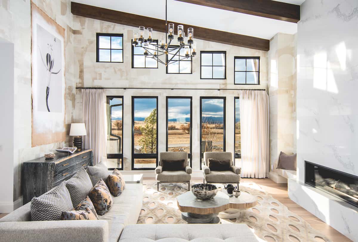 Great Room: Windows of this 2-Bedroom,3380 Sq Ft Plan -161-1146
