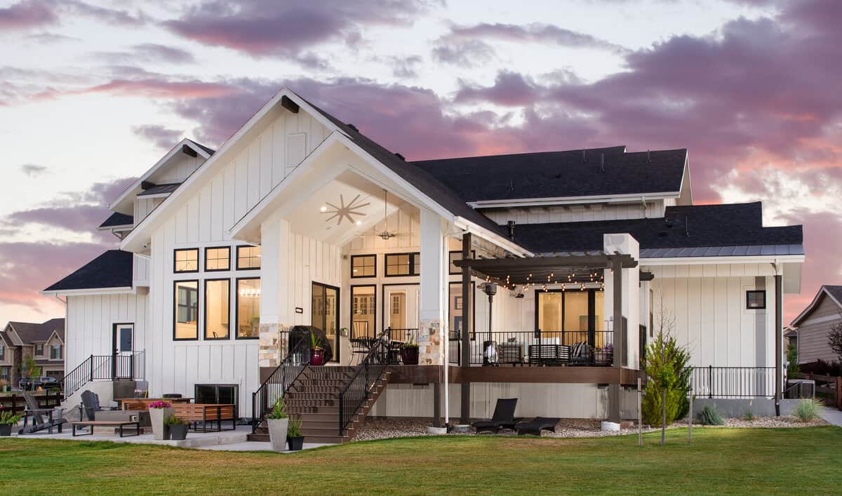 Rear View of this 4-Bedroom,3717 Sq Ft Plan -161-1149
