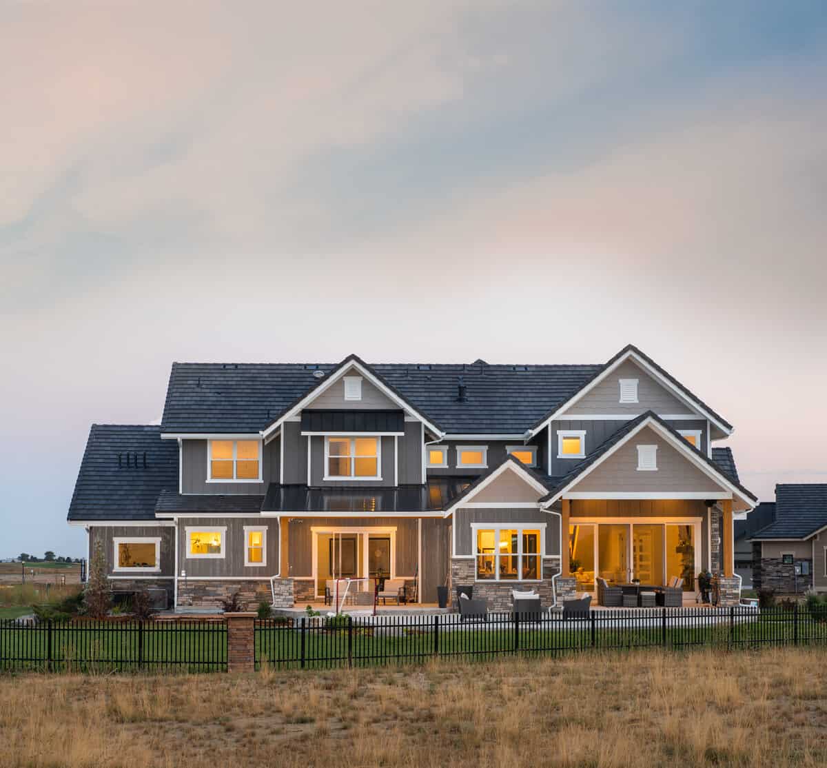 Rear View of this 4-Bedroom,3149 Sq Ft Plan -161-1151