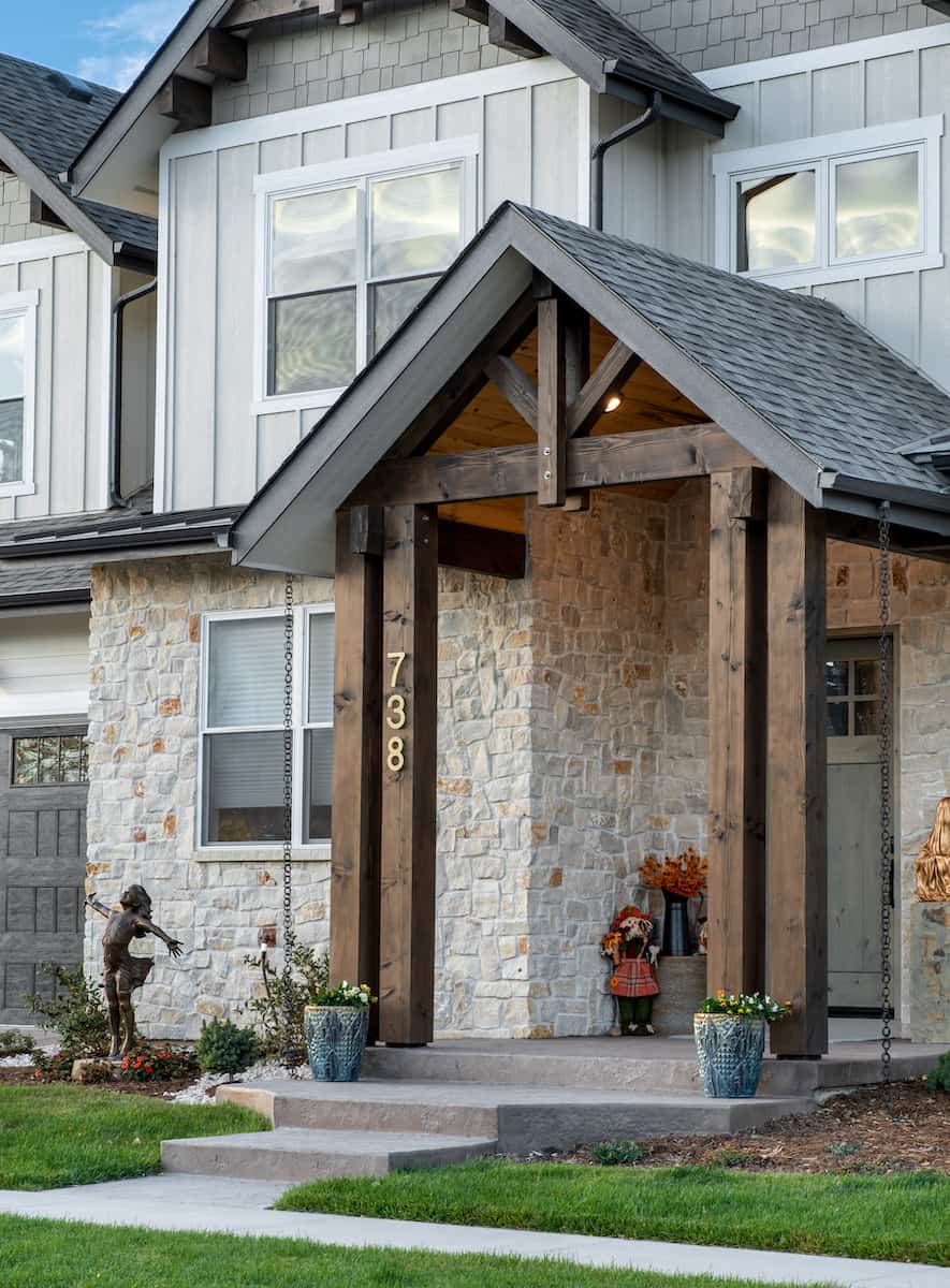 Front Door of this 4-Bedroom,3874 Sq Ft Plan -161-1153