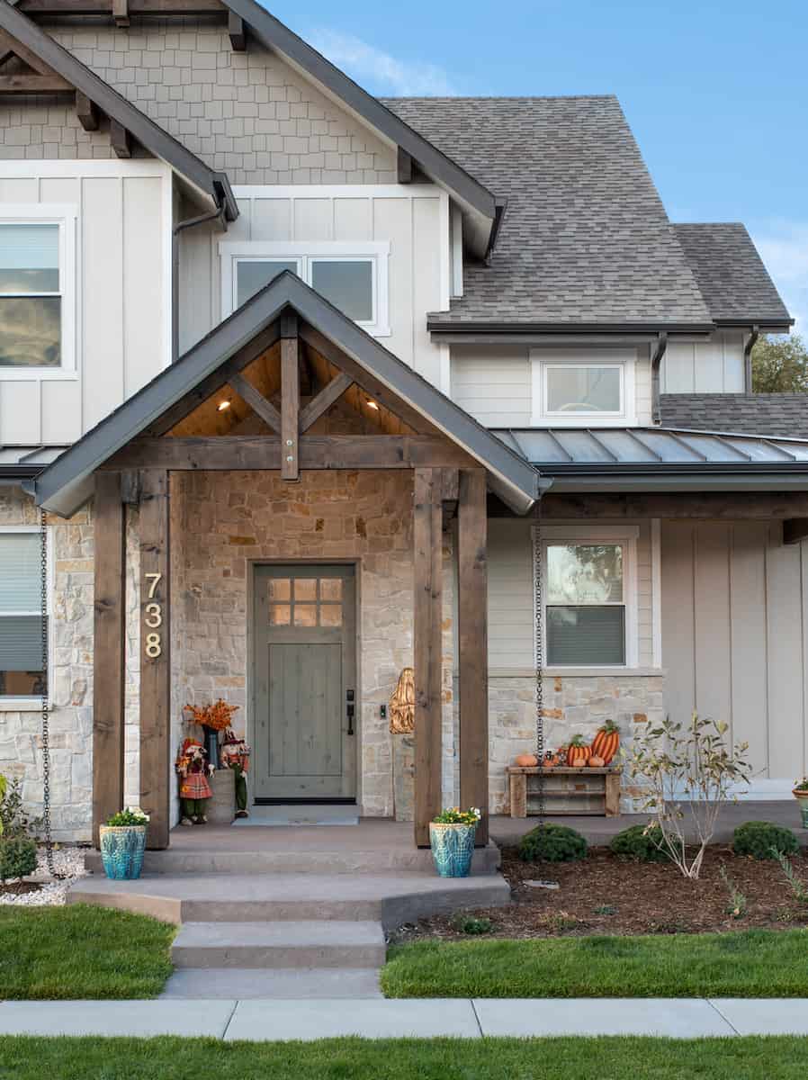 Front Door of this 4-Bedroom,3874 Sq Ft Plan -161-1153