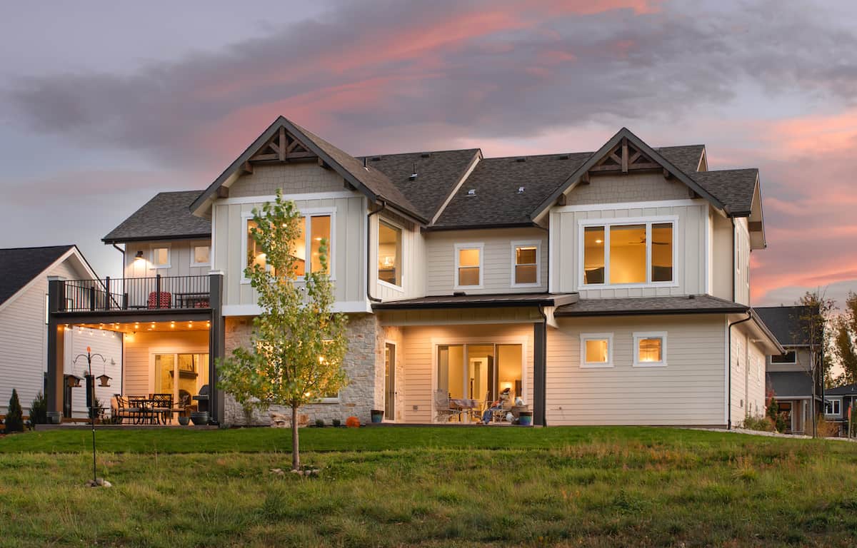 Rear View of this 4-Bedroom,3874 Sq Ft Plan -161-1153