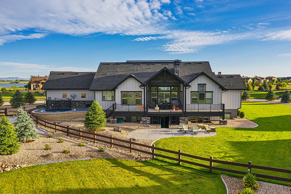 Rear View of this 2-Bedroom,2767 Sq Ft Plan -161-1154