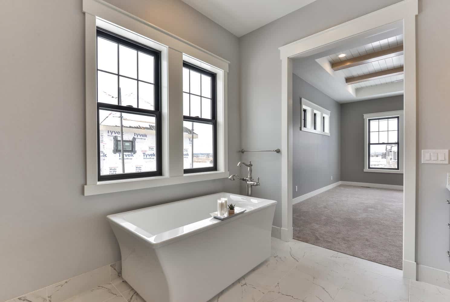Master Bathroom: Tub of this 4-Bedroom,3674 Sq Ft Plan -161-1155