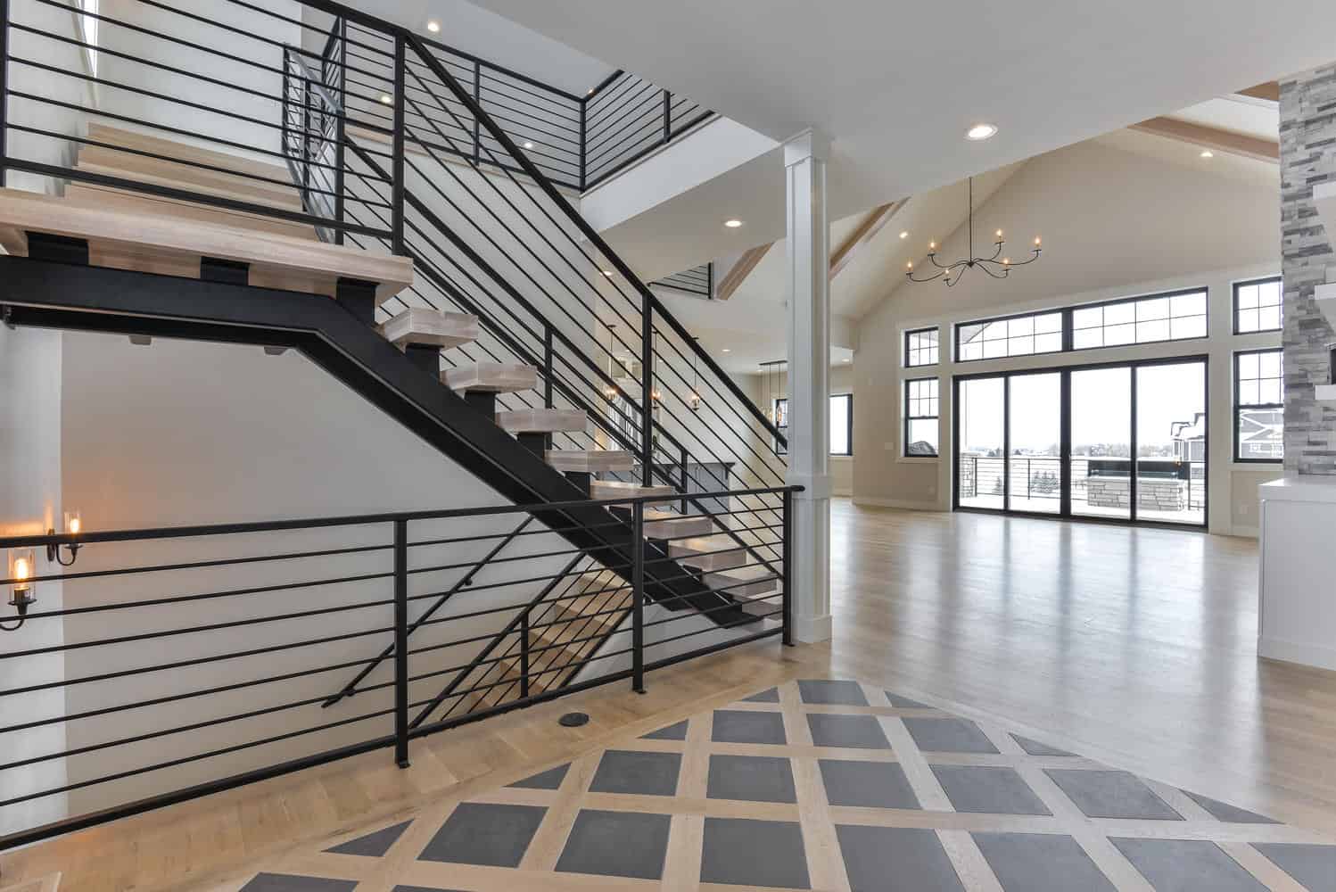 Entry Hall: Staircase of this 4-Bedroom,3674 Sq Ft Plan -161-1155