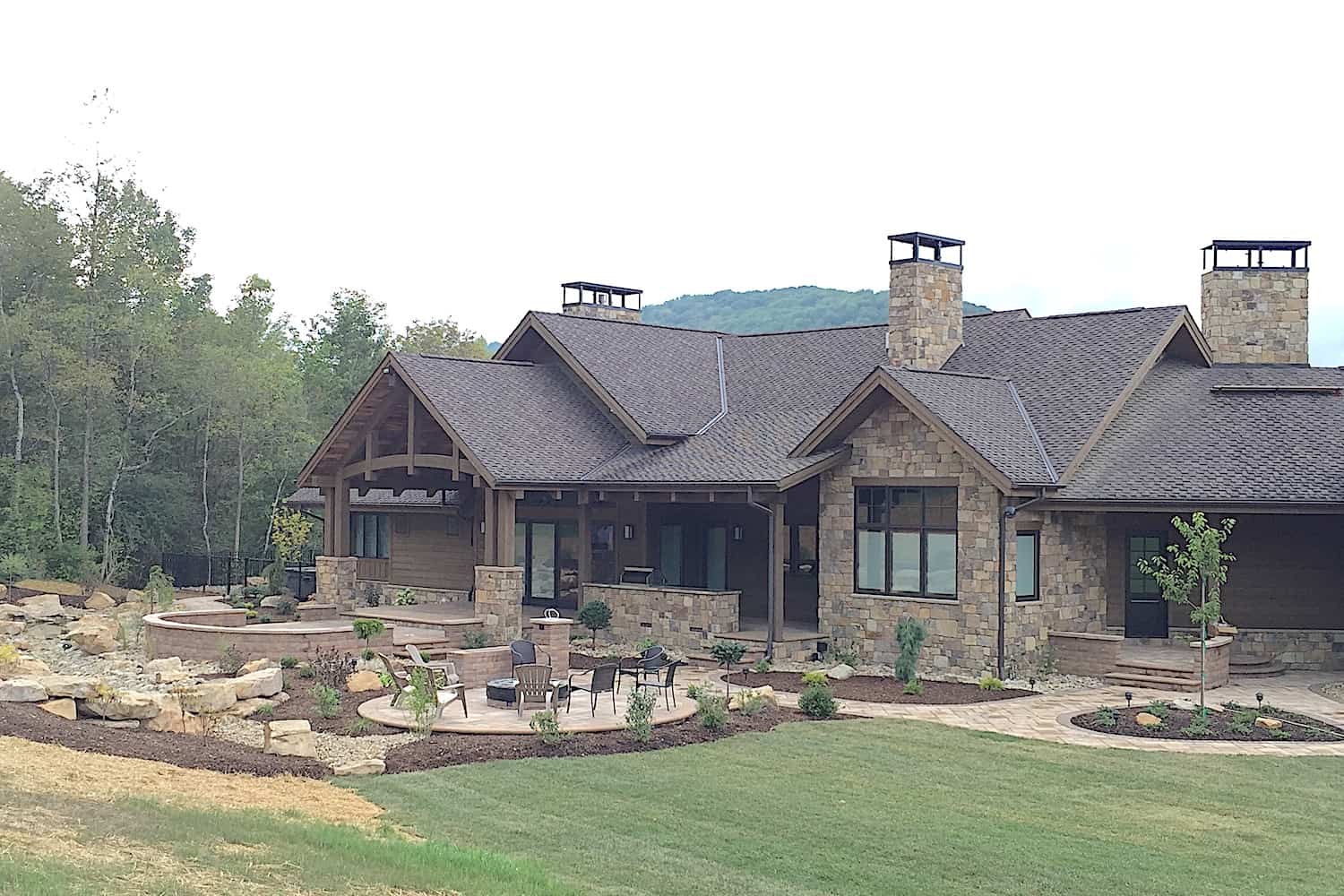 Rear View of this 2-Bedroom,3623 Sq Ft Plan -161-1160