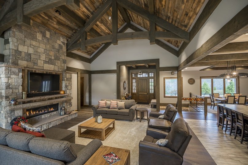 Great Room: Ceiling of this 2-Bedroom,3623 Sq Ft Plan -161-1160