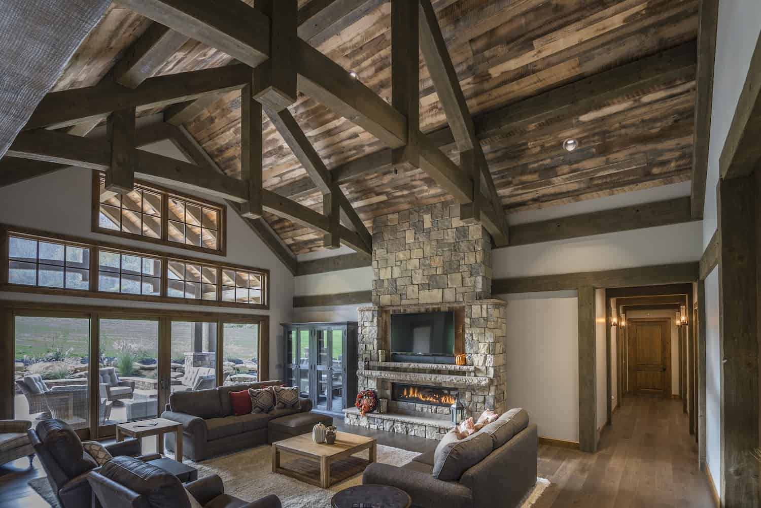 Great Room: Fireplace of this 2-Bedroom,3623 Sq Ft Plan -161-1160