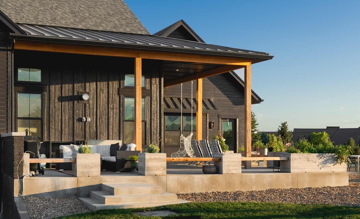 Rear View of this 4-Bedroom,3977 Sq Ft Plan -161-1166
