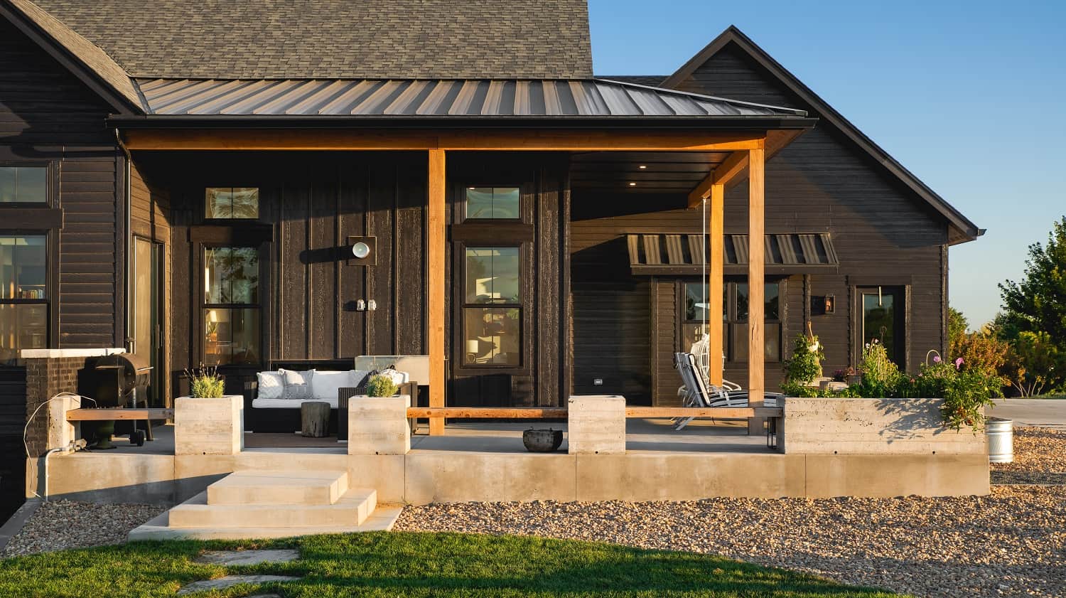 Rear View of this 4-Bedroom,3977 Sq Ft Plan -161-1166