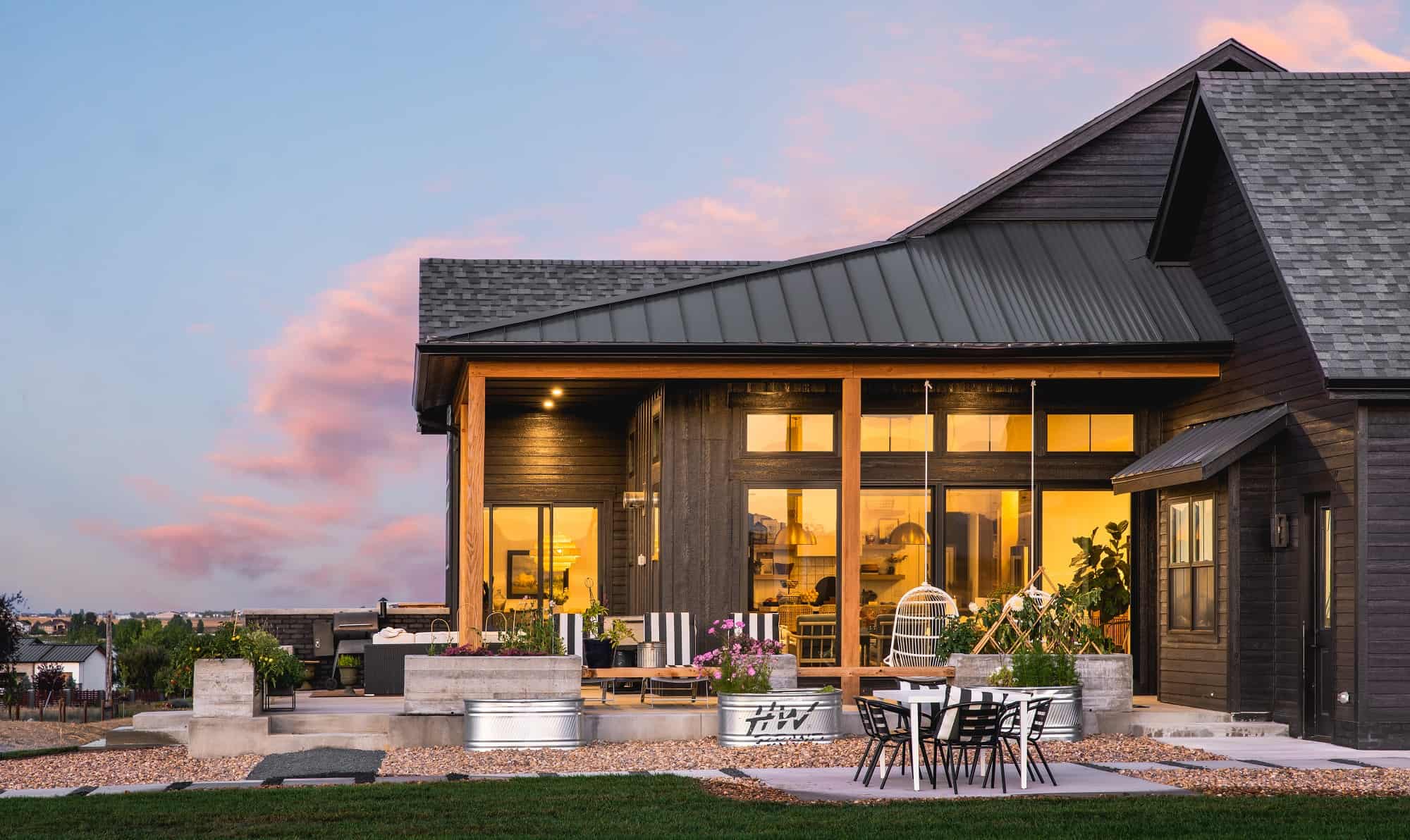 Rear View of this 4-Bedroom,3977 Sq Ft Plan -161-1166