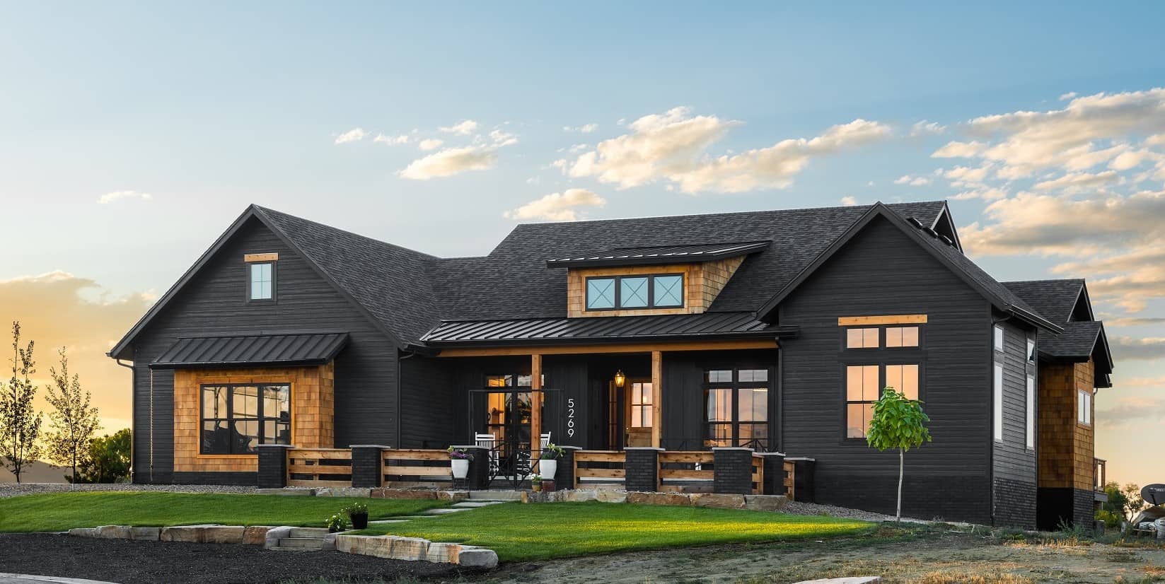 Front View of this 4-Bedroom,3977 Sq Ft Plan -161-1166