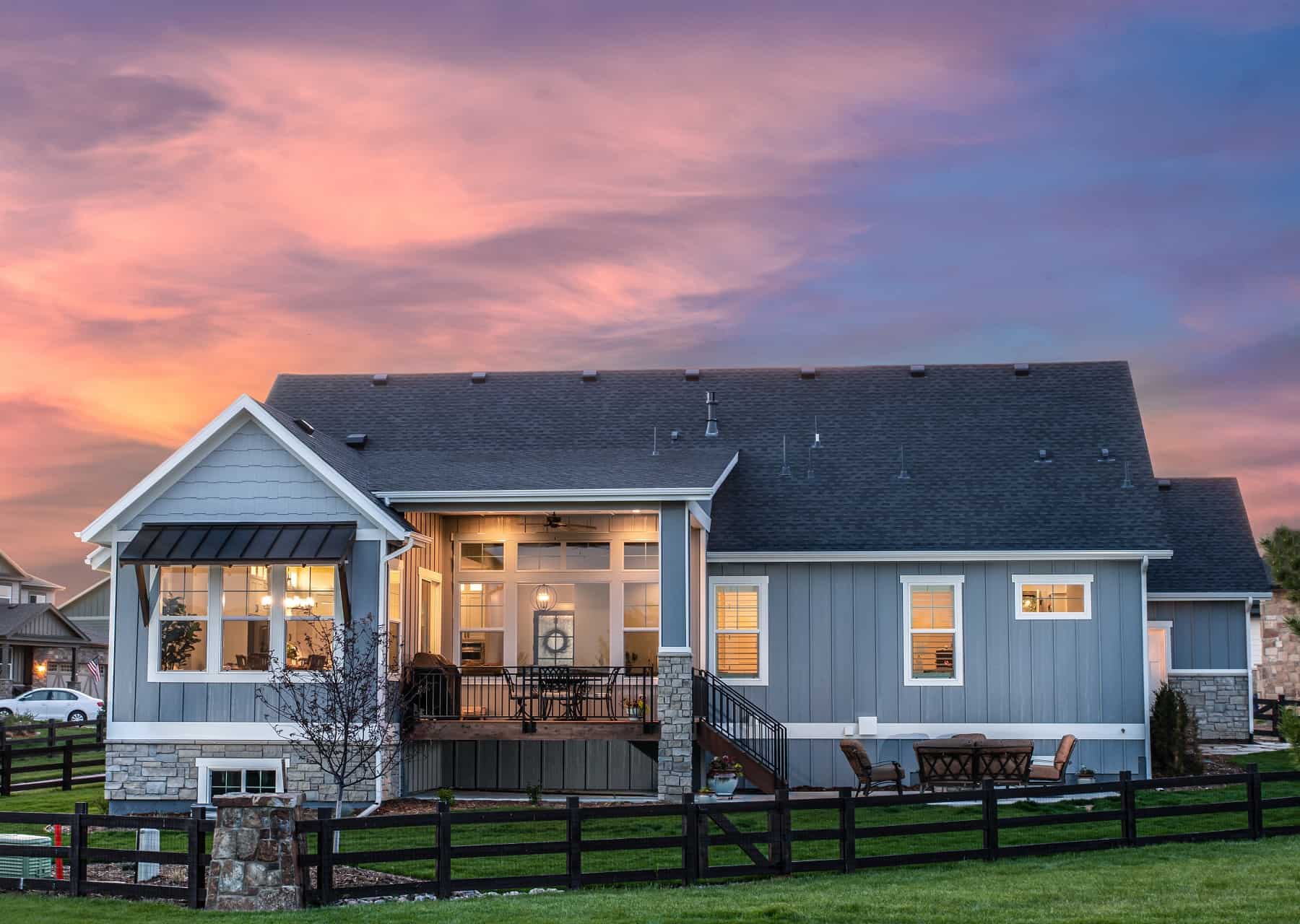 Rear View of this 3-Bedroom,2507 Sq Ft Plan -161-1183