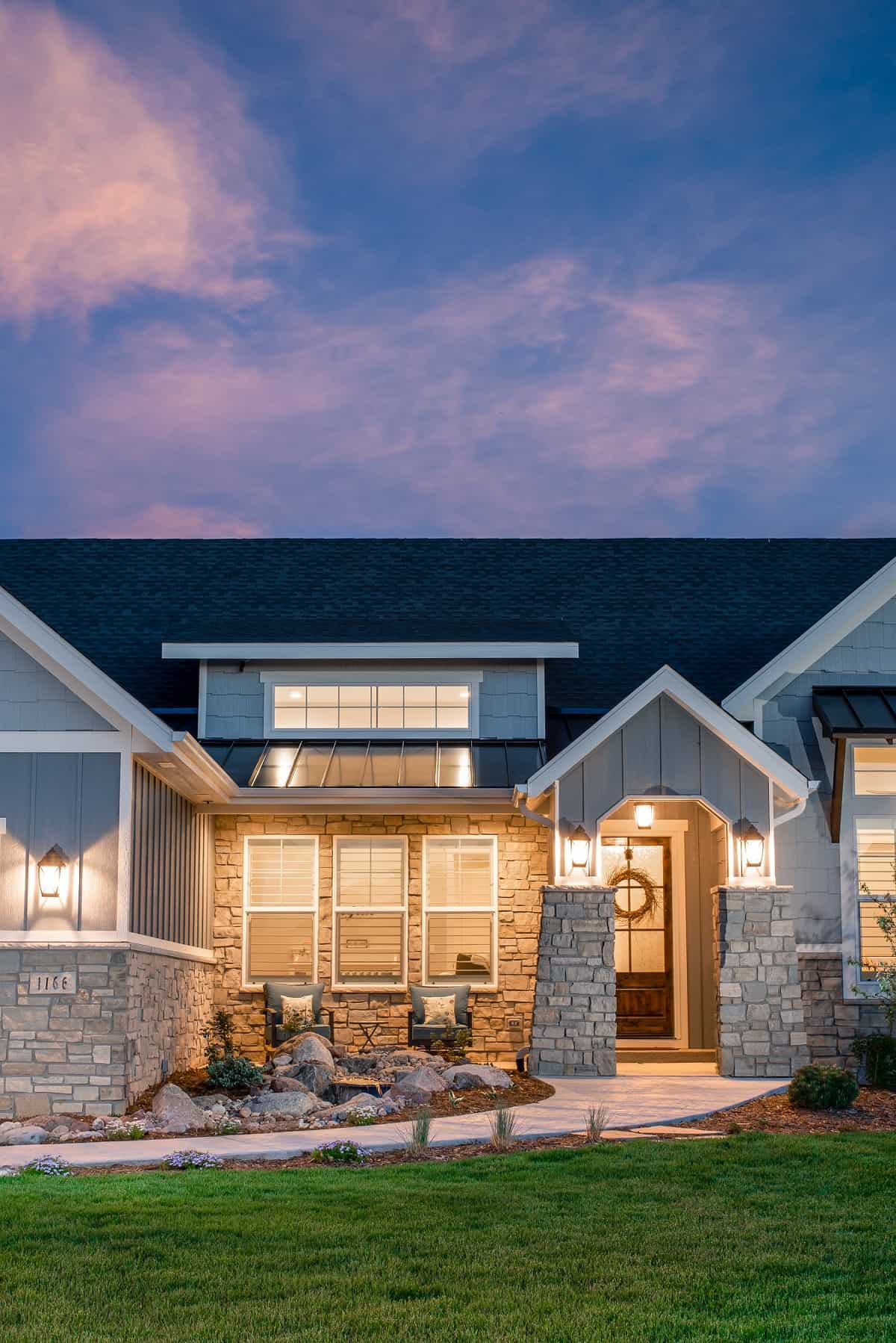 Front Door of this 3-Bedroom,2507 Sq Ft Plan -161-1183