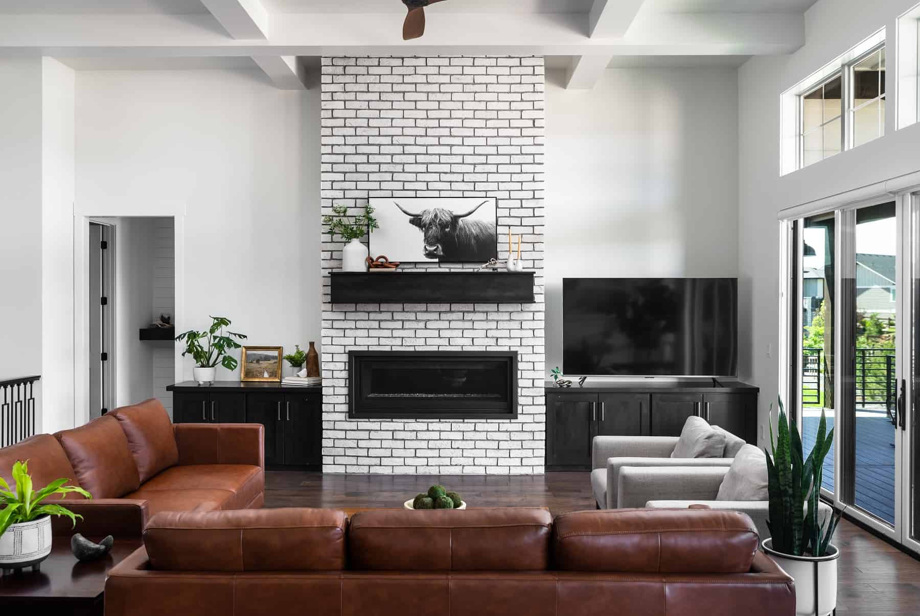 Great Room: Fireplace of this 3-Bedroom,2580 Sq Ft Plan -161-1185