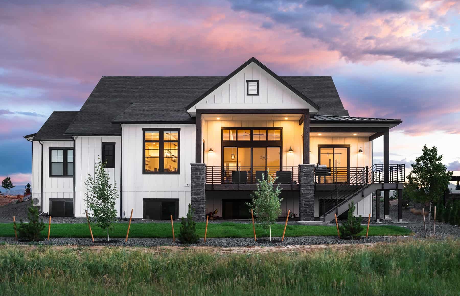 Rear View of this 3-Bedroom,2580 Sq Ft Plan -161-1185