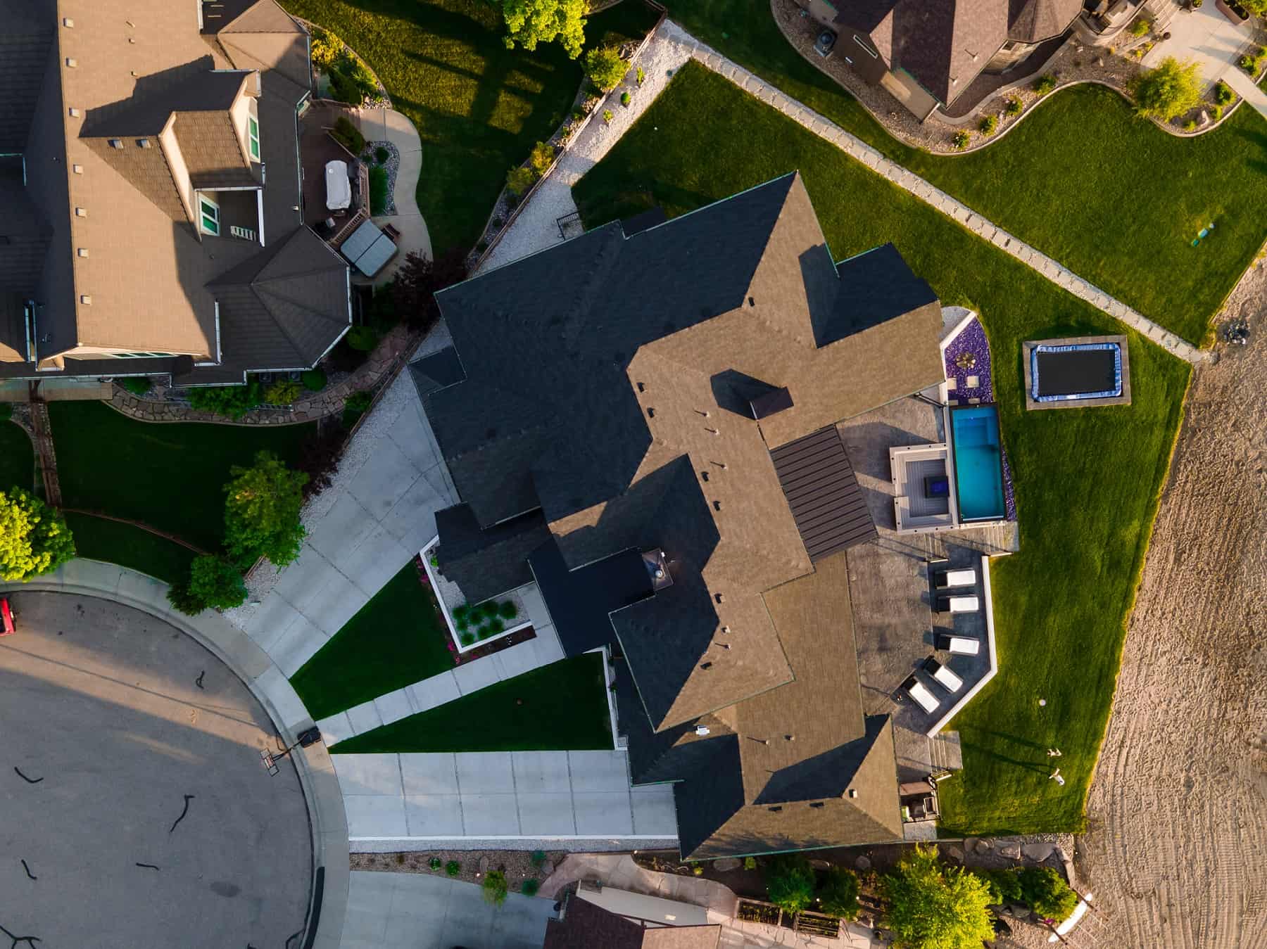 Aerial View of this 4-Bedroom,4626 Sq Ft Plan -161-1188