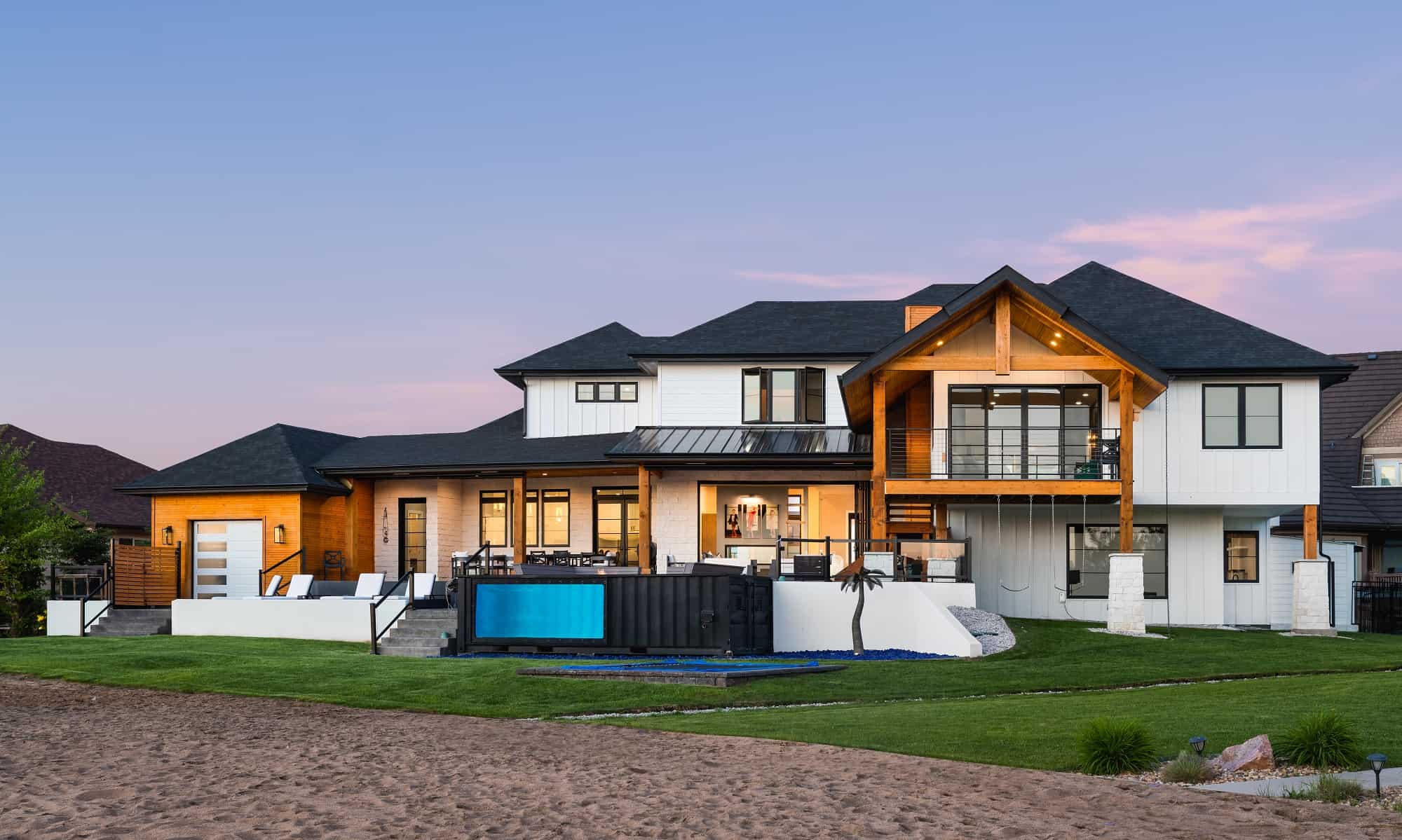 Rear View of this 4-Bedroom,4626 Sq Ft Plan -161-1188