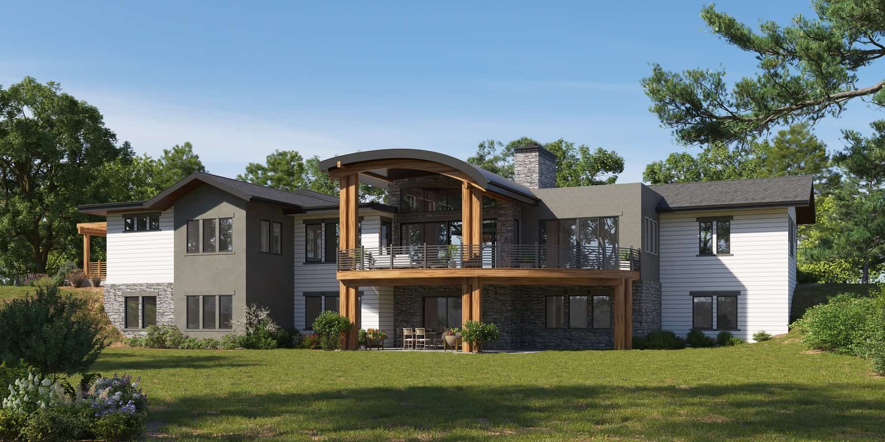 Side View of this 3-Bedroom,2888 Sq Ft Plan -161-1192