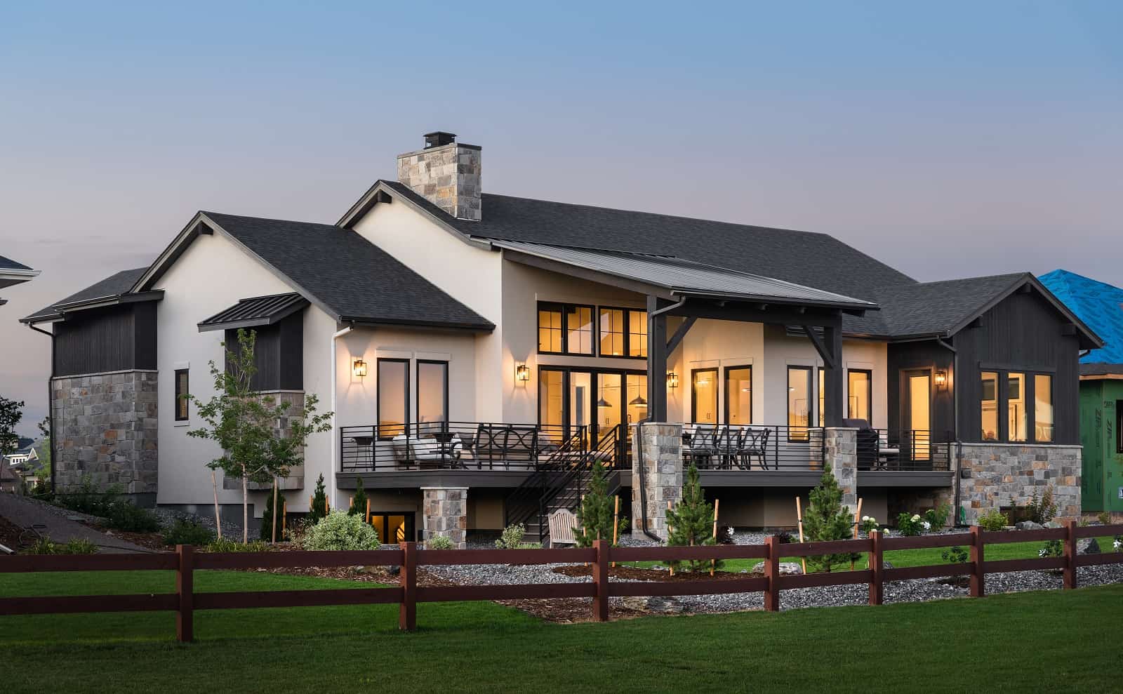 Rear View of this 2-Bedroom,2515 Sq Ft Plan -161-1205