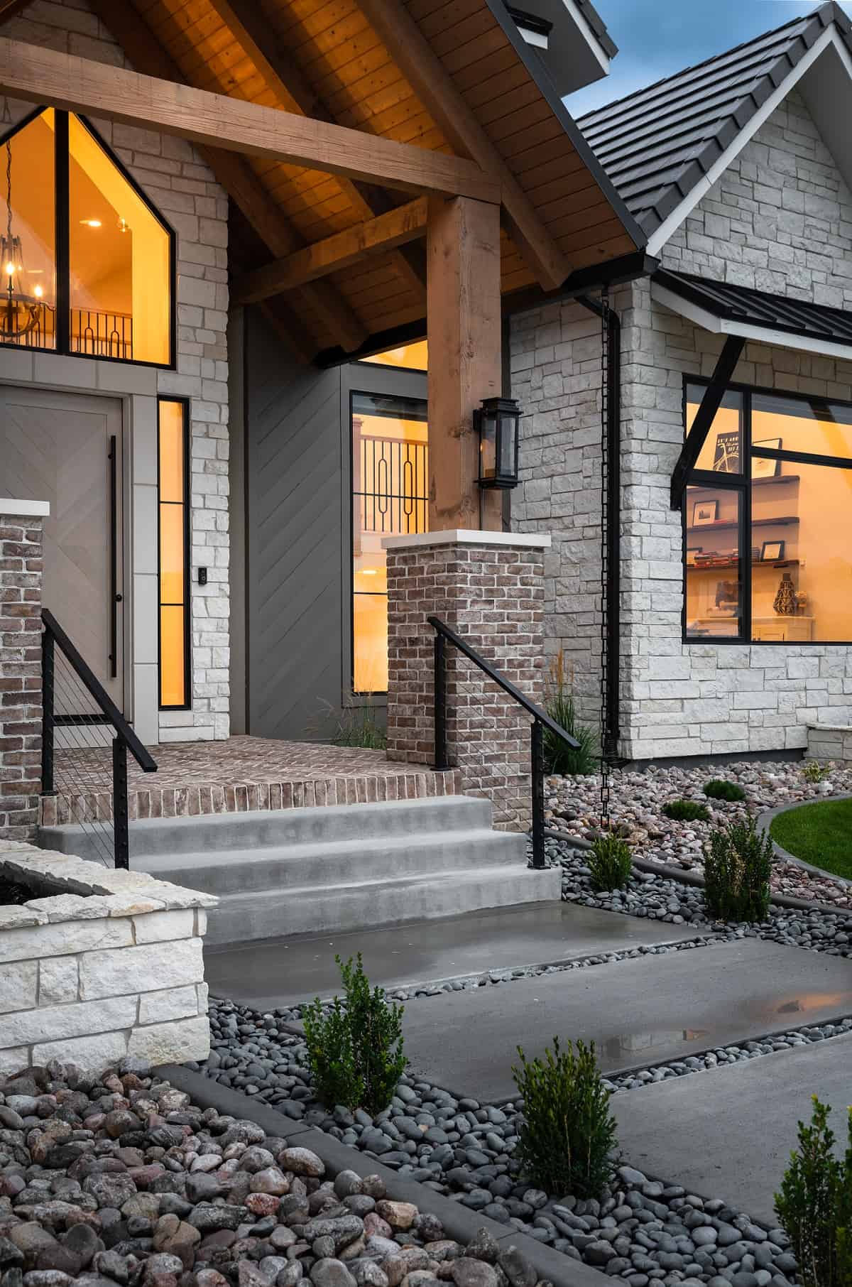 Front Door of this 5-Bedroom,4146 Sq Ft Plan -161-1206