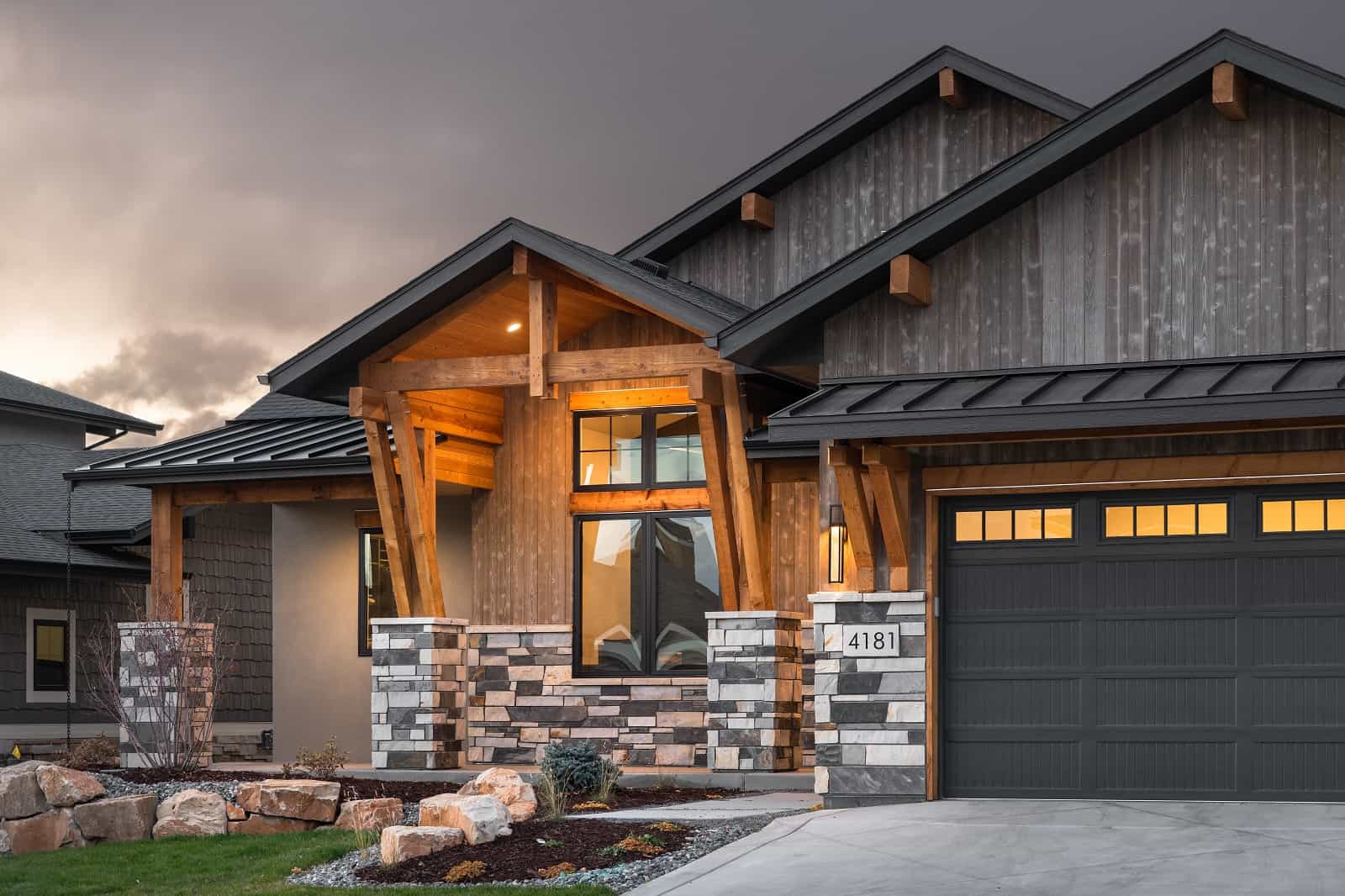 Front View of this 2-Bedroom,2615 Sq Ft Plan -161-1207